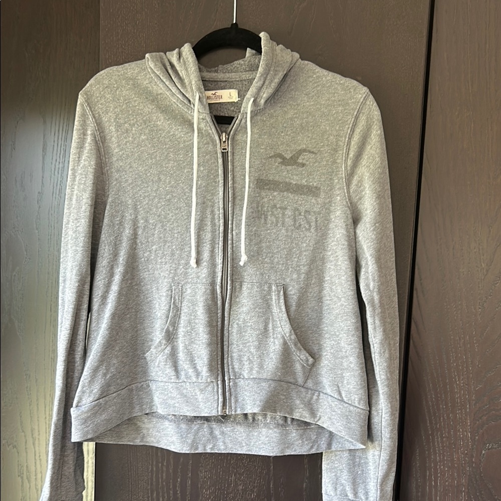 Hollister Zip-Up Hoodie L